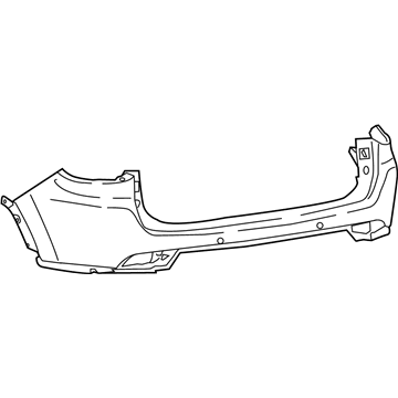 Mopar 68552418AA FASCIA-REAR UPPER