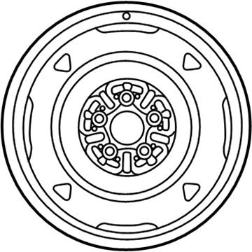 GM 88970111 Wheel Rim, 16X4 Compact Spare