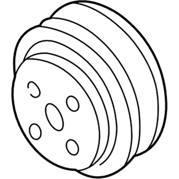 Mopar 53010221 Pulley-Water Pump