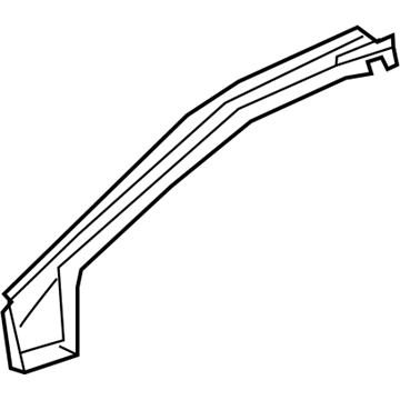 Toyota 61135-02250 Weatherstrip Pillar Reinforcement