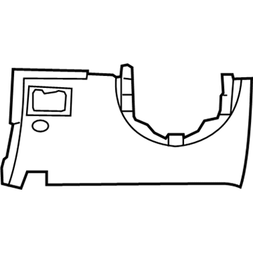 Mopar 55057322AC Cover-Steering Column Opening