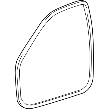 Lexus 62311-50031-C0 Weatherstrip, Front Door Opening Trim, RH