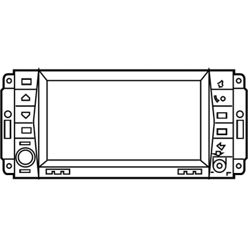 Mopar 68282482AC Radio-Multi Media