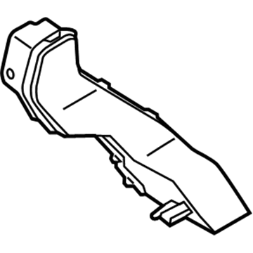 Kia 972823T000 Duct-Shower, RH