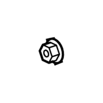Toyota 90178-A0067 Impact Bar Nut