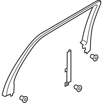 Ford JL1Z-7825504-AA Window Molding