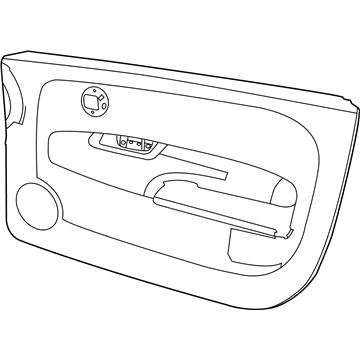 Mopar 1SD04KAMAM Panel-Front Door