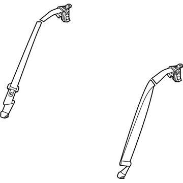 Infiniti 88844-4HB0A Belt Assy-Tongue, Rear Seat RH