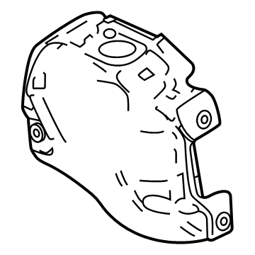 GM 55513821 Converter Shield