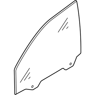 GM 96541676 Door Glass