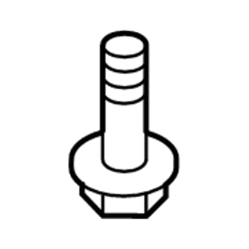Toyota 91656-40818 Bolt, W/WASHER