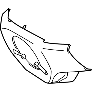 Lexus 45184-48070-C0 Cover, Steering Wheel Boss, Lower