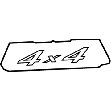Ford 4L3Z-9925622-EAB Decal