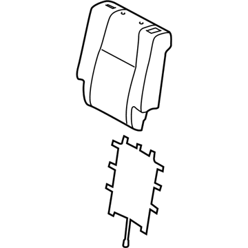 Lexus 71078-60G81-A4 Rear Seat Cover Sub-Assembly