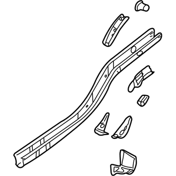 Mopar 5080851AE SILL-Rear