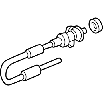 Honda 74411-SR1-A01 Cable, Fuel Lid Opener (Driver Side)