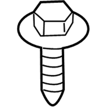 BMW 07-14-9-247-838 Fillister Head Self-Tapp.Screw W Collar