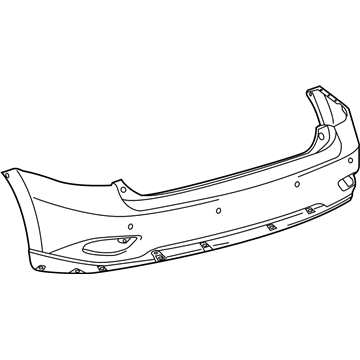 Lexus 52105-0E902 Rear Bumper Cover
