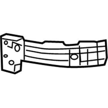 Lexus 52155-0E020 Support, Rear Bumper Side, RH