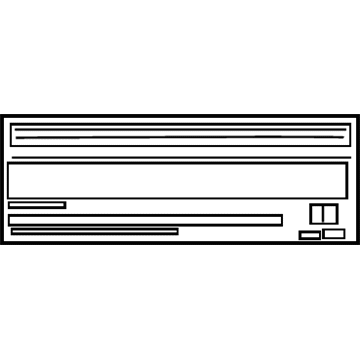 GM 20981791 Fuel Label