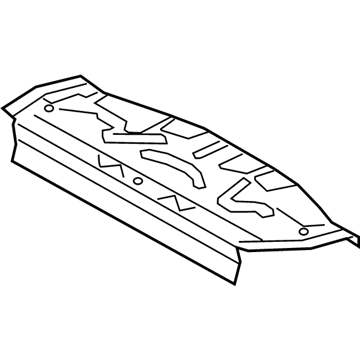 BMW 41-00-7-470-196 LUGGAGE COMPARTMENT FLOOR, R