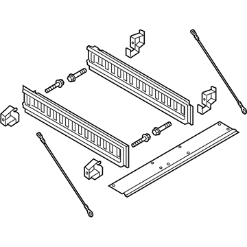 Ford HC3Z-99286F56-C Bed Ramp Stowable Loading;Two Ramp Kit