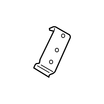 BMW 41-00-7-494-169 Reinforcement Plate, D-Pillar, Left