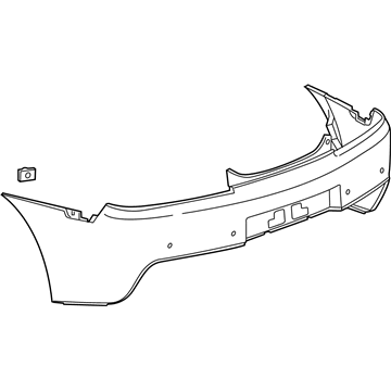 GM 23164145 Bumper Cover