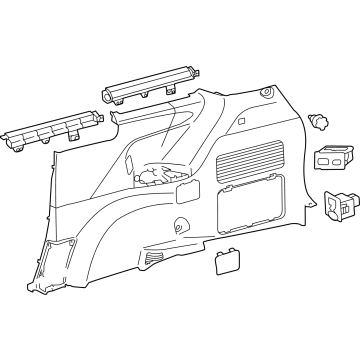 Toyota 62510-08330-B0 PANEL ASSY, QUARTER