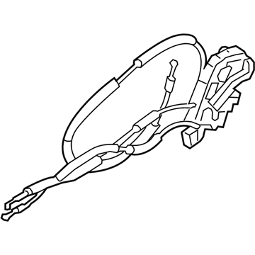 Nissan 82500-3NA0A Rear Right Driver Door Lock Actuator
