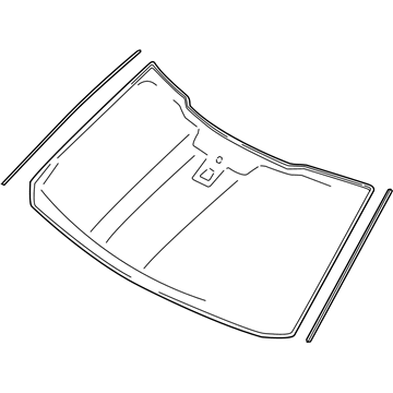 Ford JL7Z-7803100-A Windshield Glass