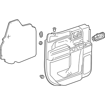 GM 84982475 Door Trim Panel