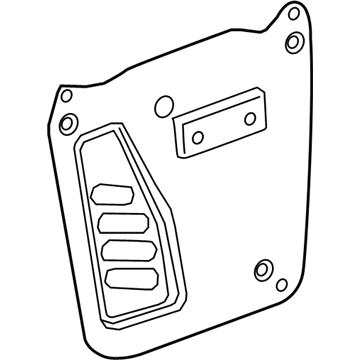 GM 84486772 Water Deflector