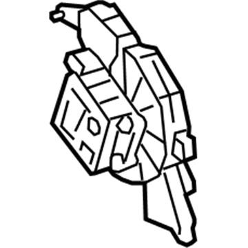 Lexus 87106-0E110 Air Conditioner Radiator Damper Servo Sub Assembly, No.3