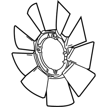 GM 25838898 Fan Blade