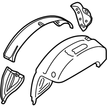 Ford HL3Z-9927886-A Wheelhouse