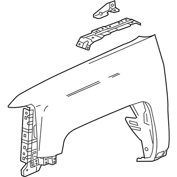 GM 23303550 Fender