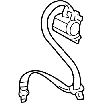 Toyota 73310-21041-C0 Center Seat Belt