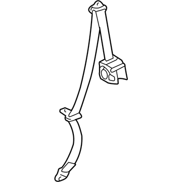 Toyota 73370-21081-C0 Belt & Retractor