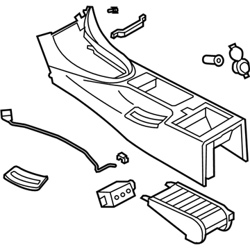 Infiniti 96910-JK41A Box Assy-Console, Center