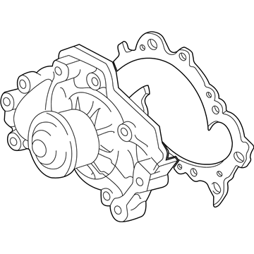 Lexus 16100-29085 Engine Water Pump Assembly