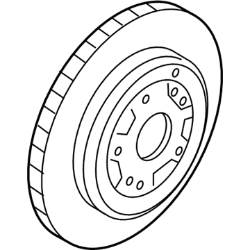 Kia 58411J5500 Disc Assembly-Rear Brake