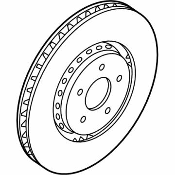 Nissan 40206-5MT0A ROTOR-DISC BRAKE, FRONT