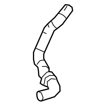 Lexus 16571-24080 Hose, Radiator, NO.1