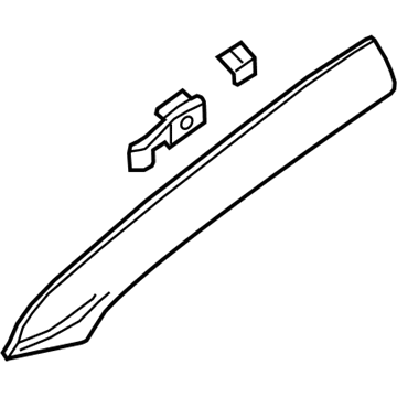 GM 39149961 Weatherstrip Pillar Trim