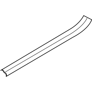 BMW 51-47-7-312-299 Cover Strip, Entrance, Interior, Left