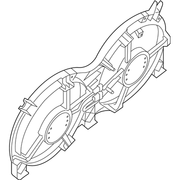Nissan 21481-3JA2E Motor Assy-Fan & Shroud