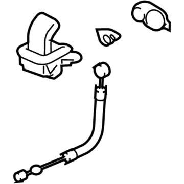 Acura 81329-S3V-A13ZB Lever, Passenger Side Middle Seat Reclining (Saddle)