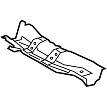 Lexus 57606-48070 Member Sub-Assembly, Rear