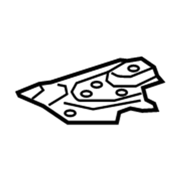 Lexus 58318-42021 Bracket, Rear Floor Crossmember